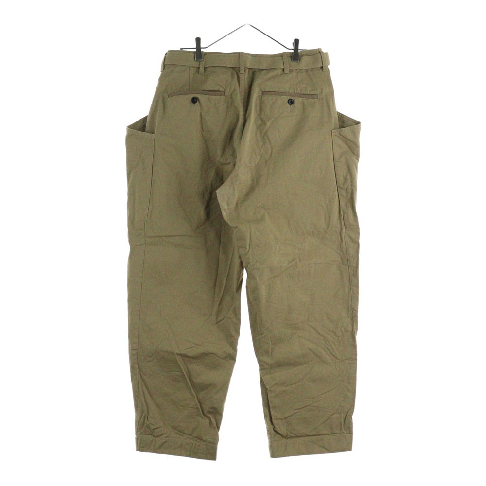 Sacai(サカイ) 25ss Cotton Chino Pants コットンチノパンツ ストレートパンツ ベージュ 25-03894M