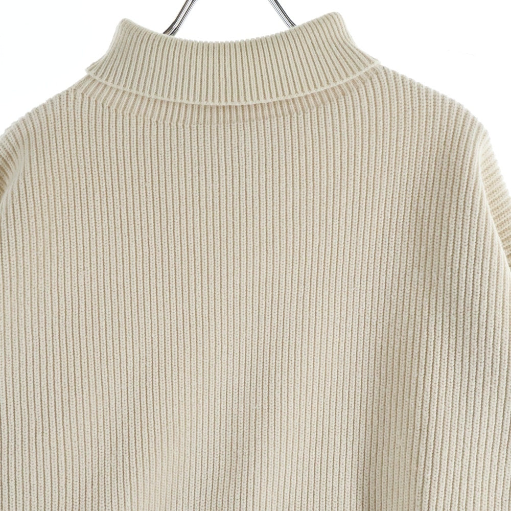 JIL SANDER(ジルサンダー) タートルネックセーター コットンリブニット ホワイト JPUU75953MUY2420821
