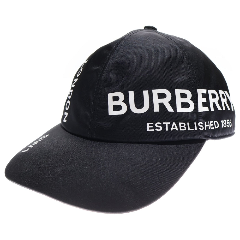 BURBERRY(バーバリー) ナイロンベースボールキャップ パネルキャップ 8015894 ブラック/ホワイト