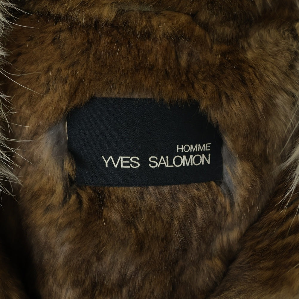 YVES SALOMON HOMME(イヴサロモンオム) モッズコート ラビットファー
