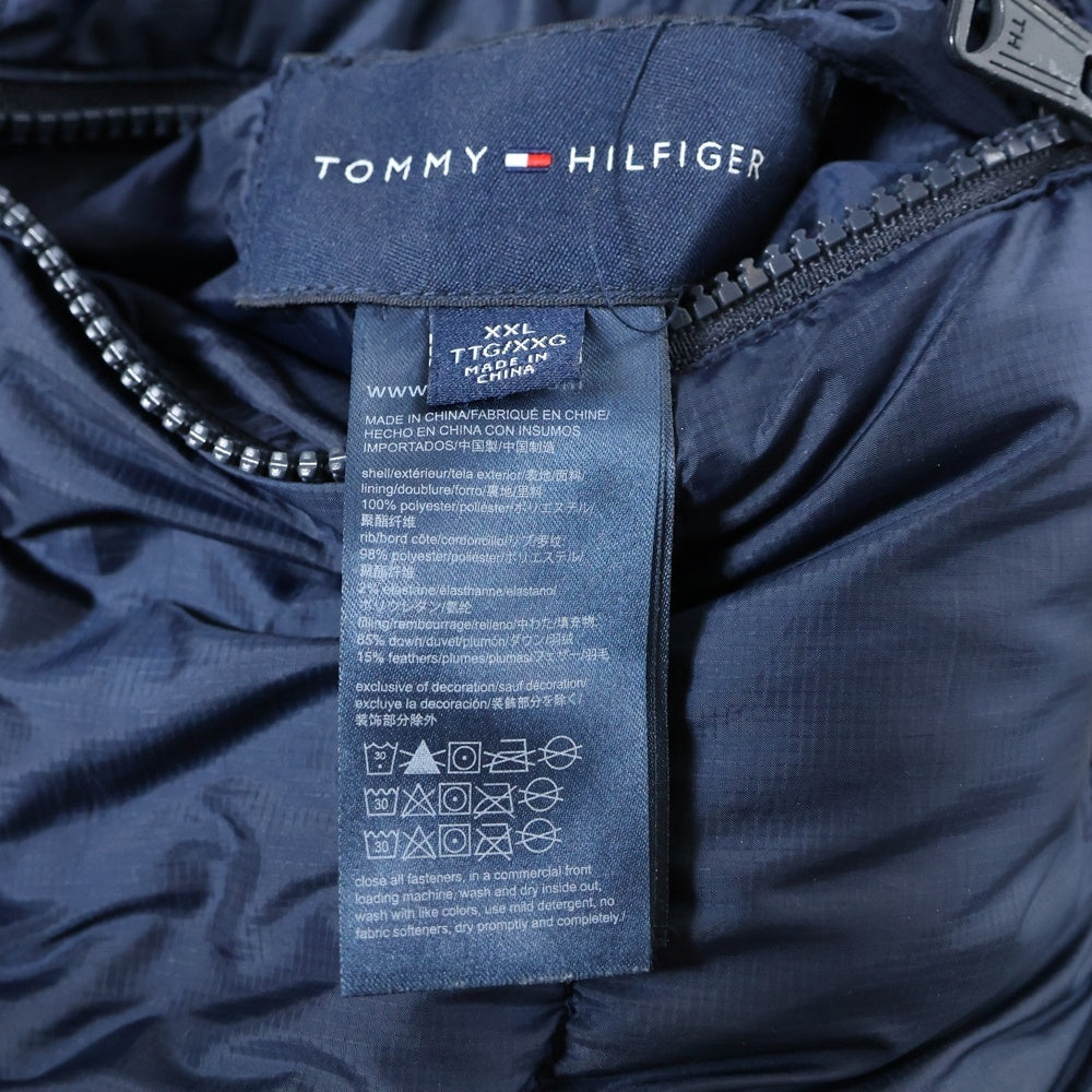 TOMMY HILFIGER(トミーヒルフィガー) リバーシブルダウンジャケット アウター ネイビー 02I5905