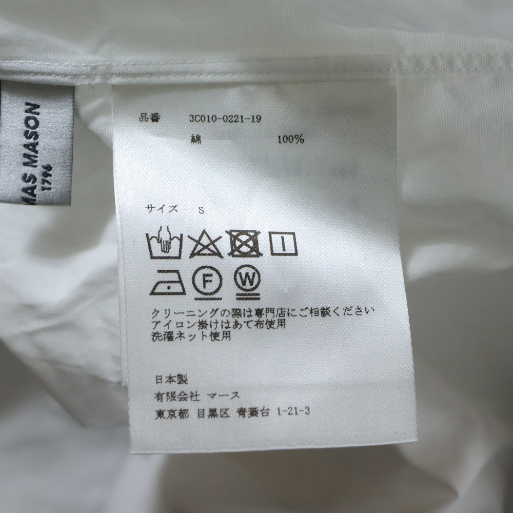 JOHN LAWRENCE SULLIVAN(ジョンローレンスサリバン) ショルダーボタン長袖シャツ レディース ホワイト 3C010-0221-19