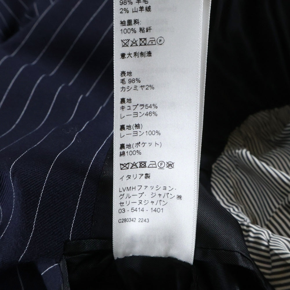 CELINE(セリーヌ) ストライプダブルブレスト ウールカシミヤ