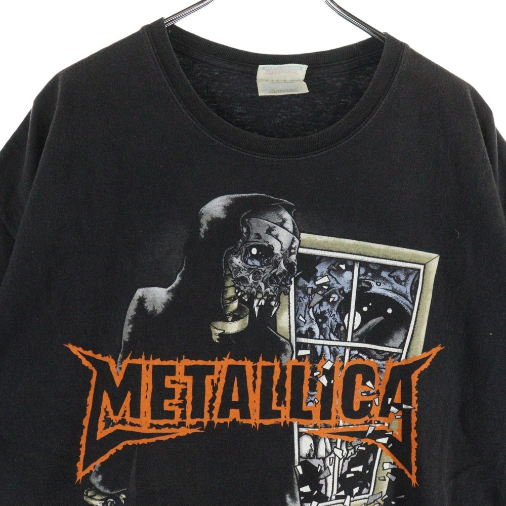 VINTAGE(ヴィンテージ) 00s METALLICA pushead メタリカ パスヘッド 半袖Tシャツ カットソー ブラック