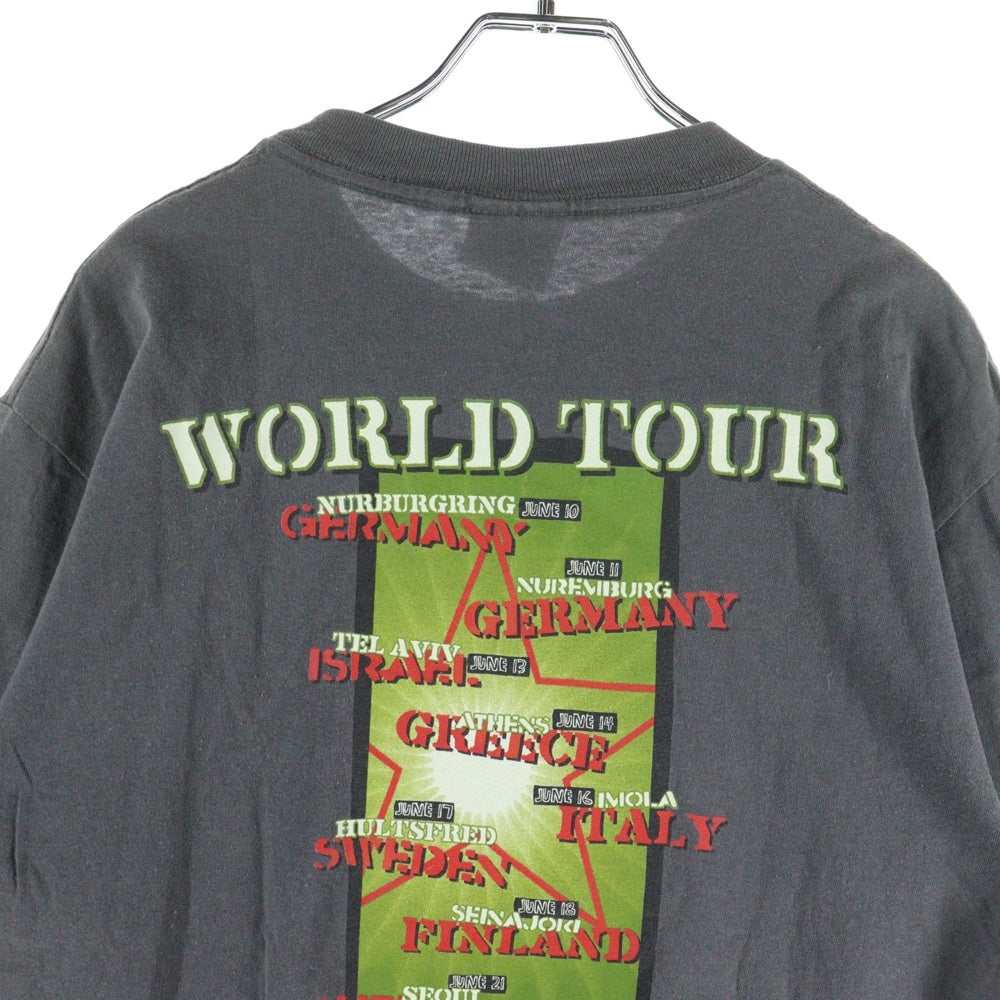 VINTAGE(ヴィンテージ) 00s RAGE AGAINST THE MACHINE GUN STAR レイジ アゲインスト ザ マシーン ガンアンドスター半袖Tシャツ カットソー ブラック