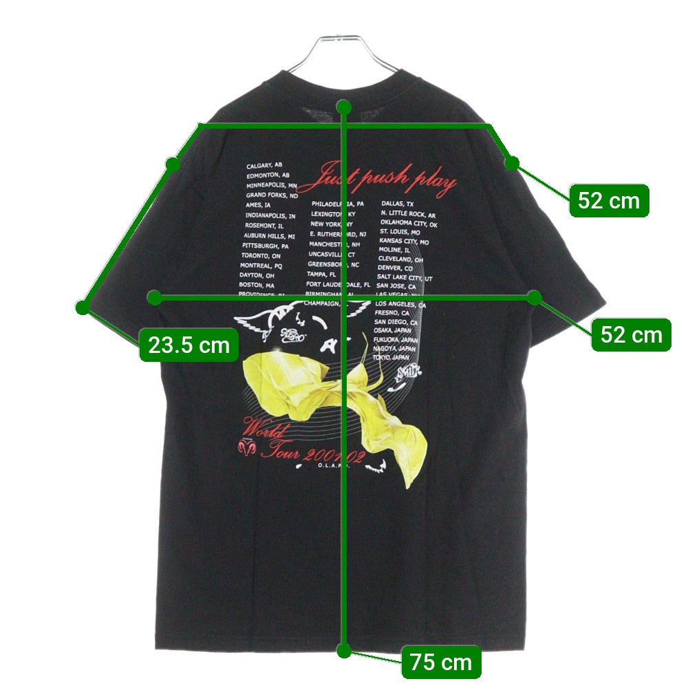 VINTAGE(ヴィンテージ) 00s AERO SMITH 2001 JUST PUSH PLAY TOUR