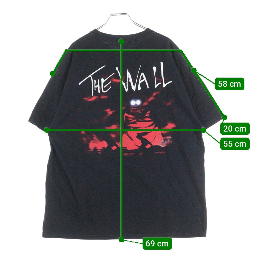 VINTAGE(ヴィンテージ) PINK FLOYD THE WALL WINTERLAND ピンクフロイド ザ ウォール ウィンターランド バンT 半袖Tシャツ ブラック
