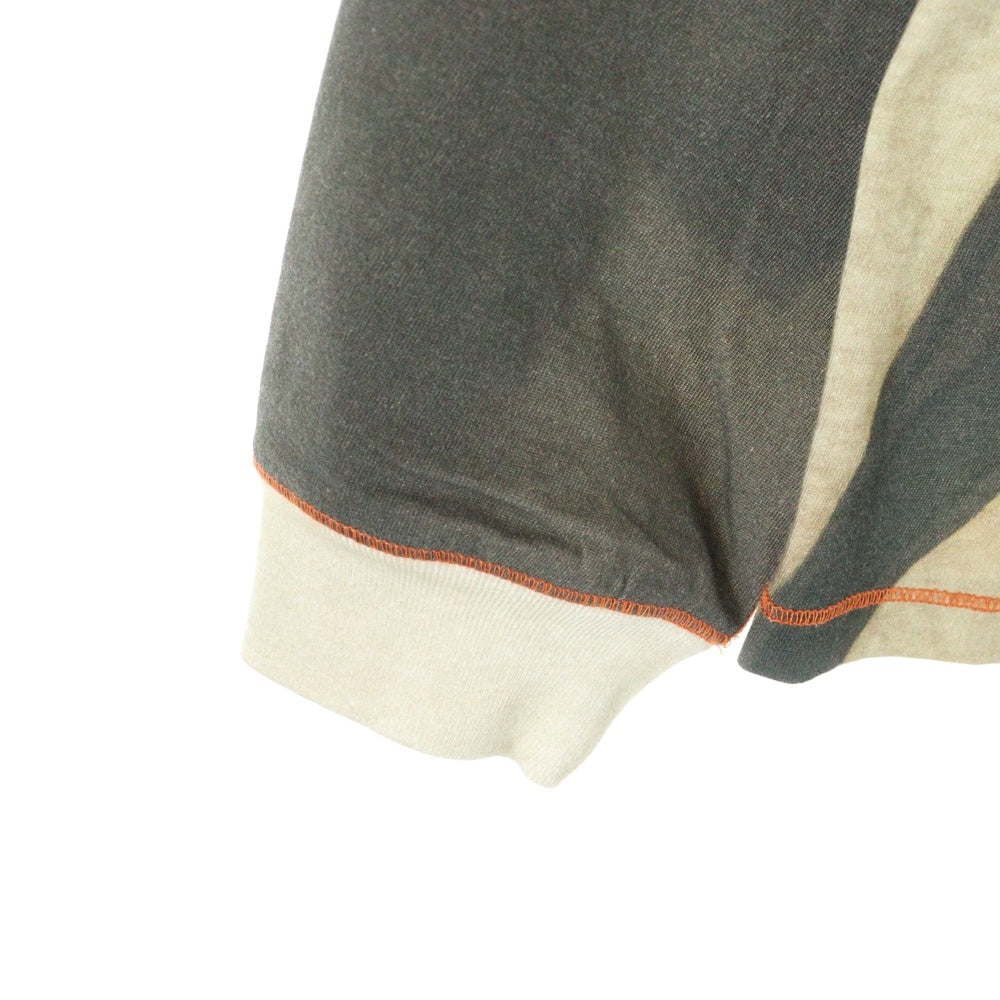 DIESEL(ディーゼル) t-boxt-ls-show-v2 グラフィックプリント 長袖Tシャツ ロンT カットソー グレー A21621
