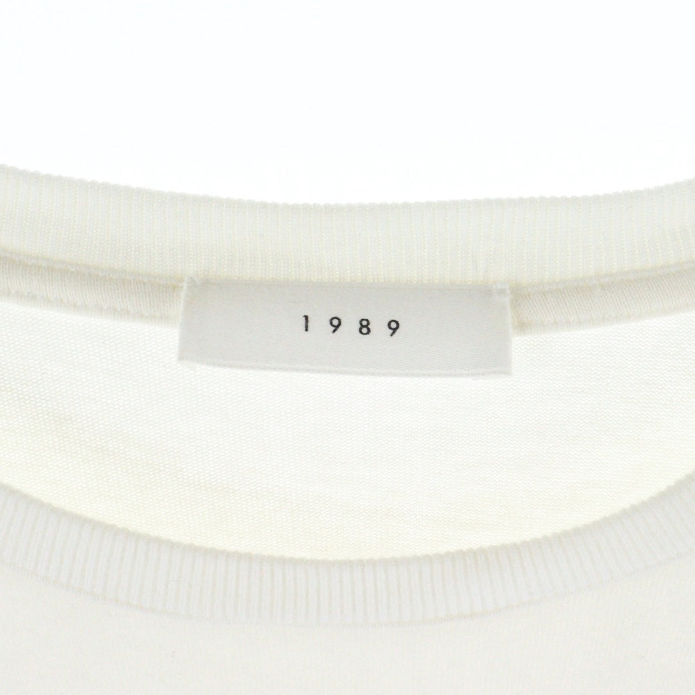 1989(ナインティーンエイティエイト) ホースプリント カットソー 半袖Tシャツ ホワイト 02684860204