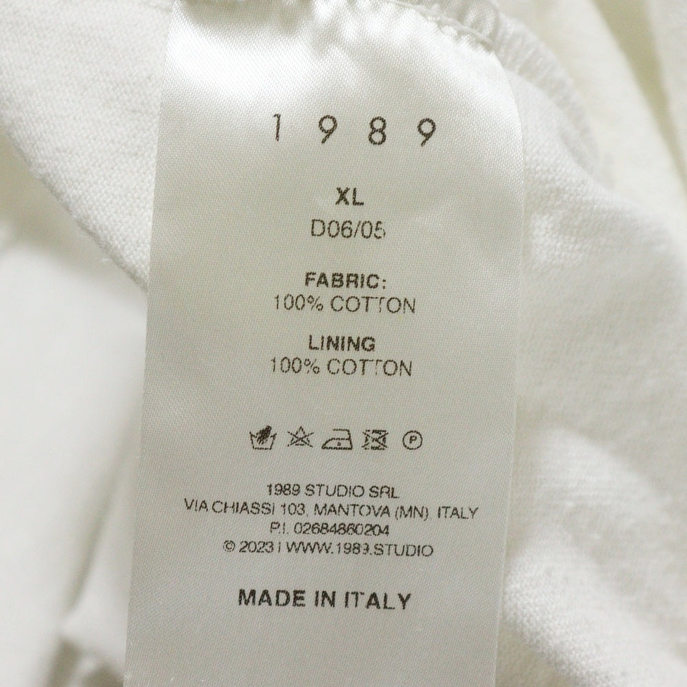 1989(ナインティーンエイティエイト) ホースプリント カットソー 半袖Tシャツ ホワイト 02684860204