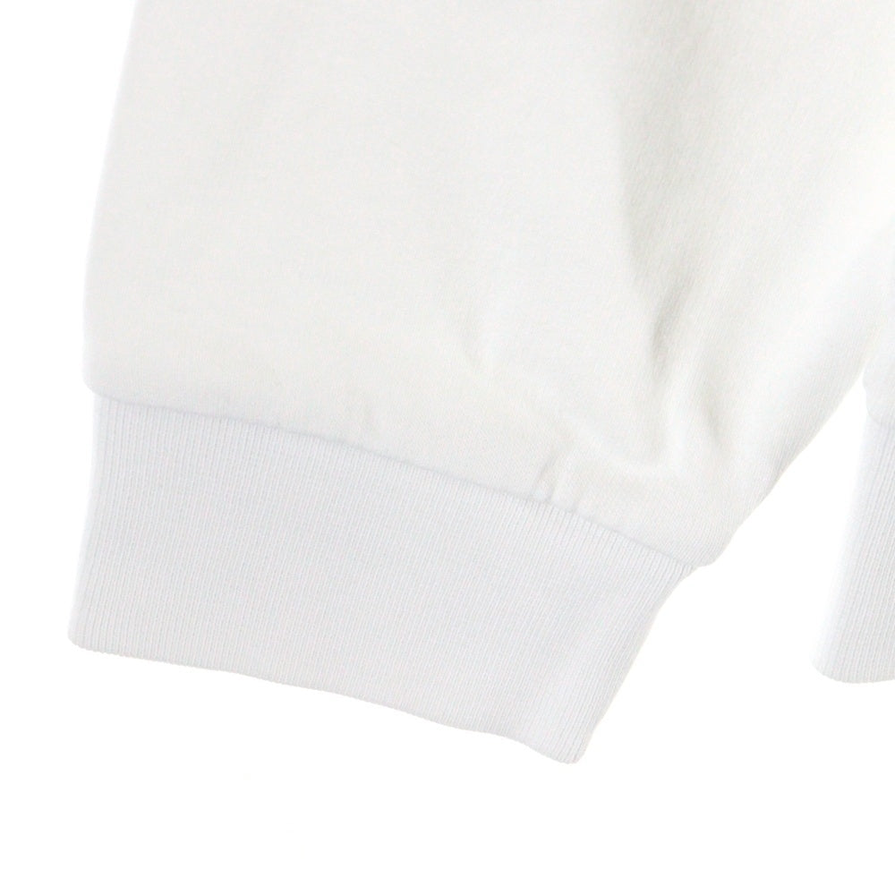 MONCLER(モンクレール) SWEATSHIRT リフレクター ロゴプリント クルーネックスウェット トレーナー ホワイト H10918G00031