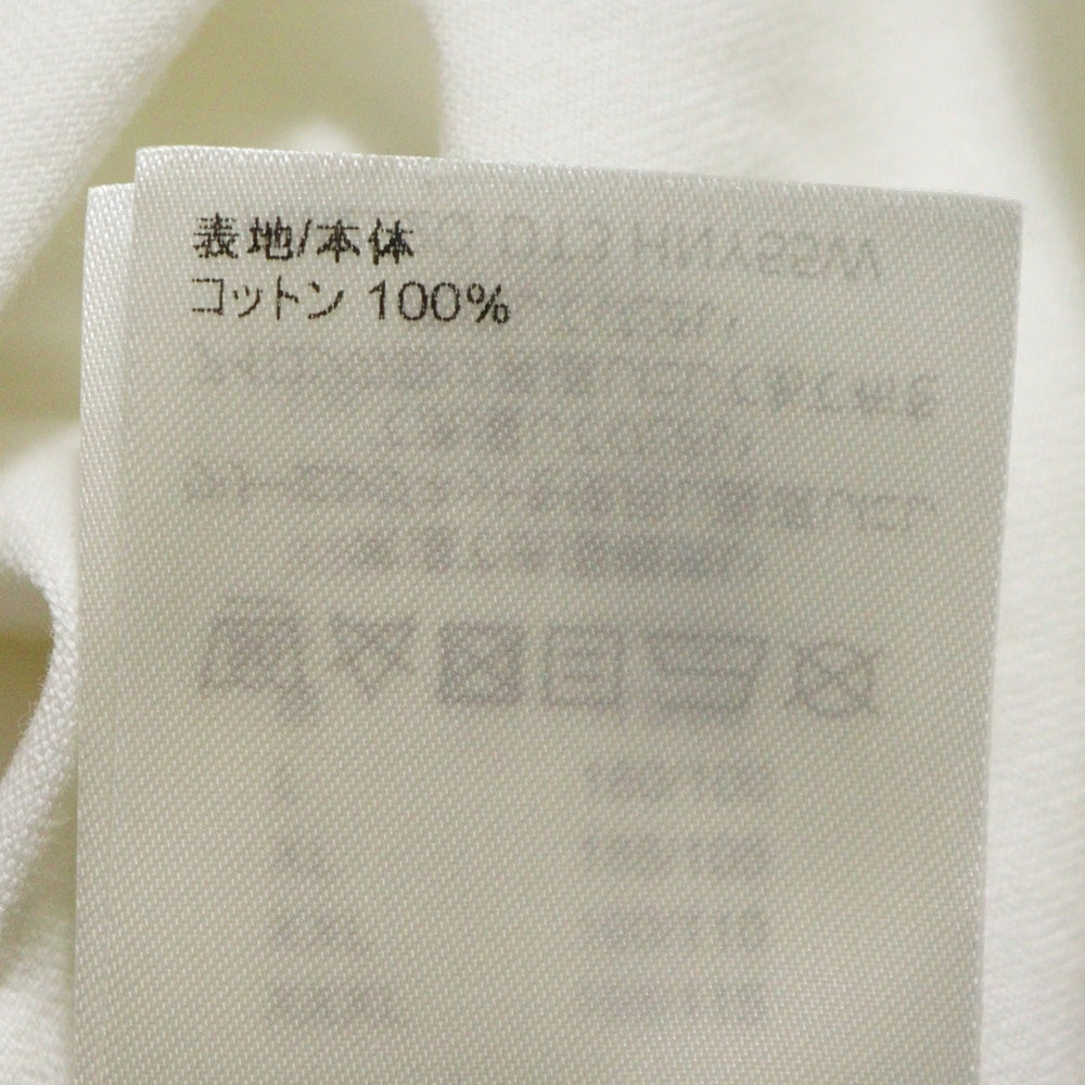 LOUIS VUITTON(ルイヴィトン) 22AW フロント エンボス クルーネック 半袖 Tシャツ カットソー ホワイト RM222Q DT3 HNY55W