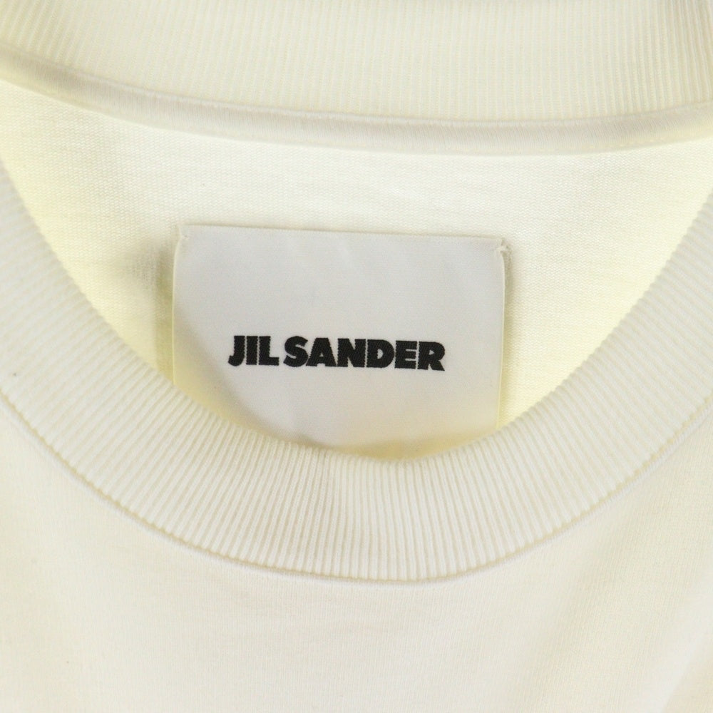 JIL SANDER(ジルサンダー) バックデザイン 半袖Tシャツ カットソー ホワイト KK JM IW 0510