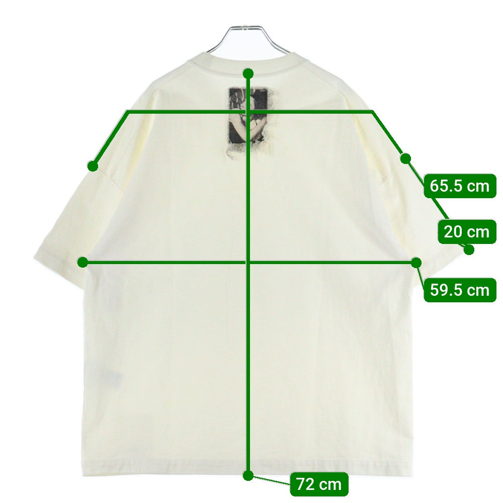 JIL SANDER(ジルサンダー) バックデザイン 半袖Tシャツ カットソー ホワイト KK JM IW 0510