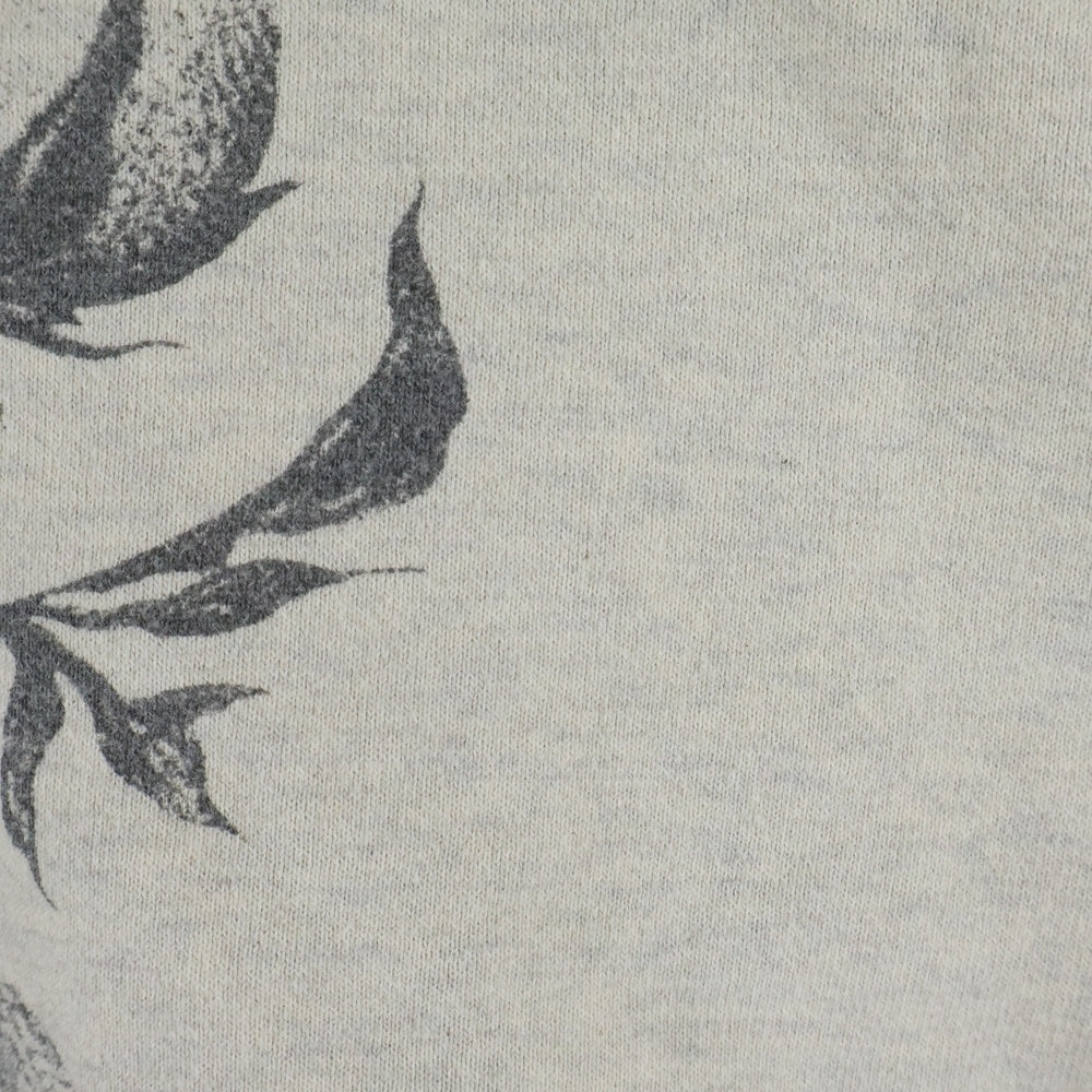 SAINT MICHAEL(セントマイケル) 22SS × Denim Tears ×デニムティアーズ デストロイ加工 クルーネックスウェット トレーナー アイボリー SM-S22-0000-067