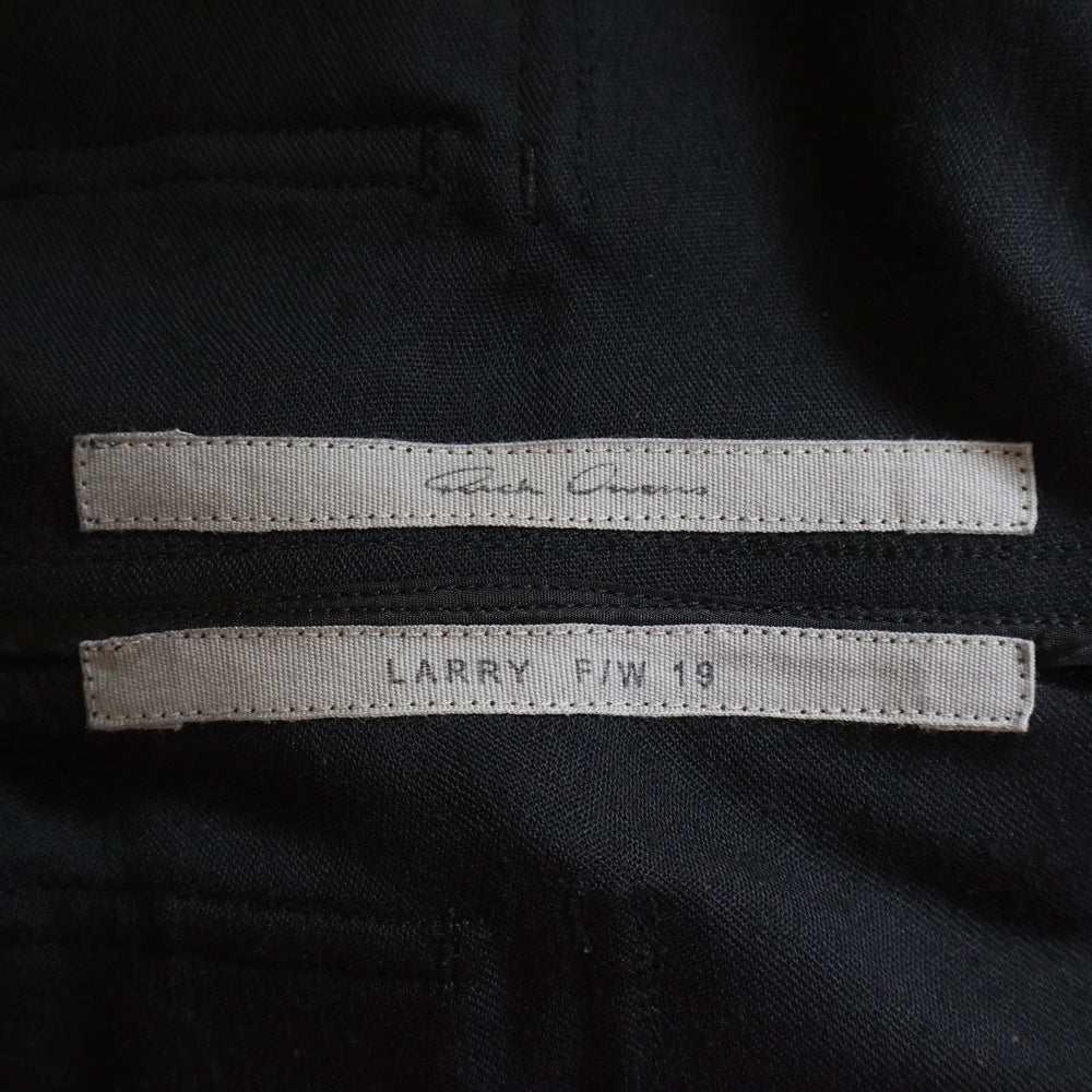 Rick Owens(リックオウエンス) 19AW Astaire Pants アステア ウール