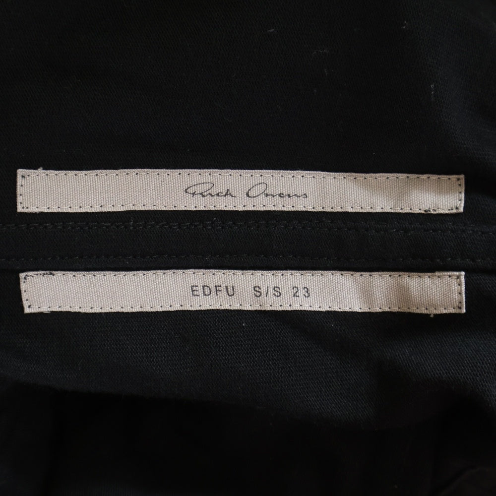 Rick Owens(リックオウエンス) MASTODON CARGO スウェットカーゴパンツ RU01C4396-BA ブラック