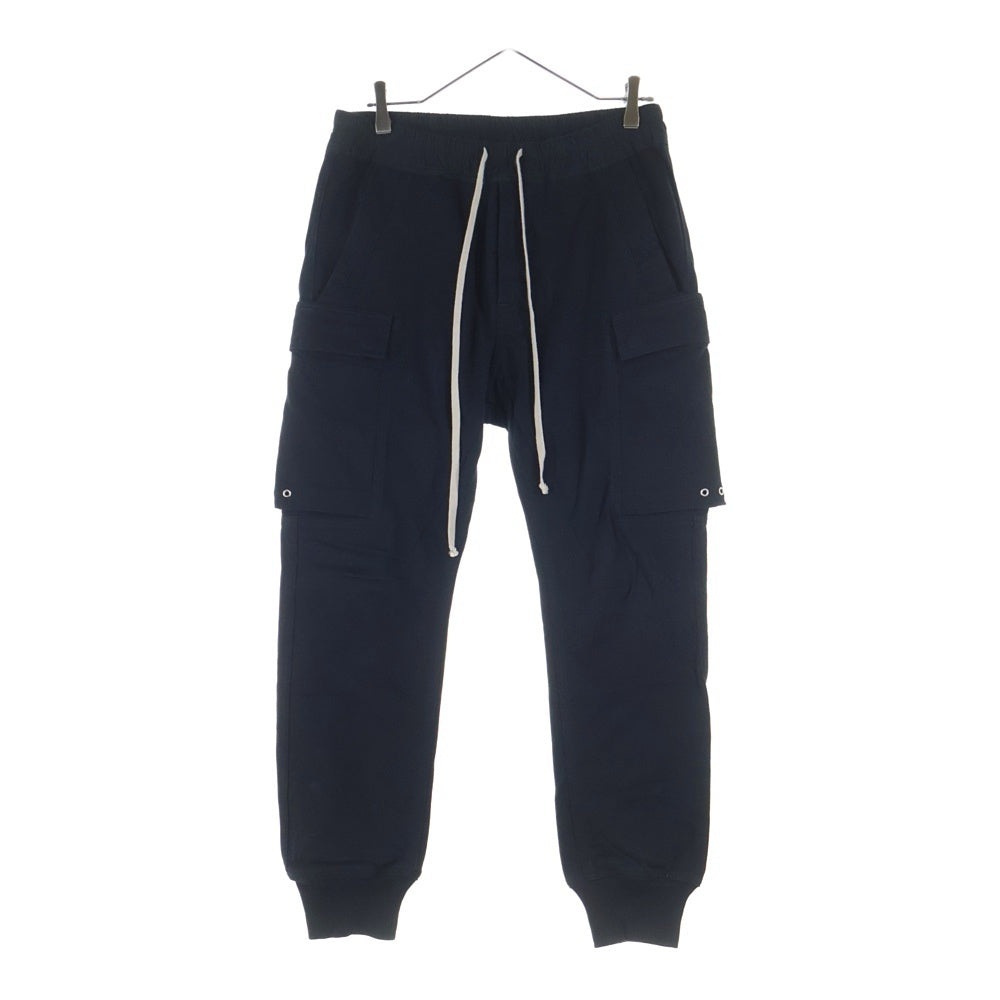 Rick Owens(リックオウエンス) CARGO JOG PANTS カーゴジョグ コットンパンツ ブラック RU19F4396-BA