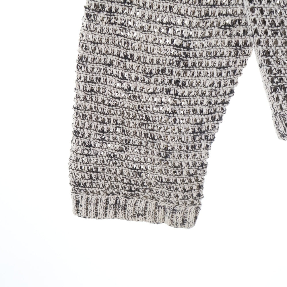 YOKE(ヨーク) 24SS MESH KNITTED BUTTONED CARDIGAN メッシュニット