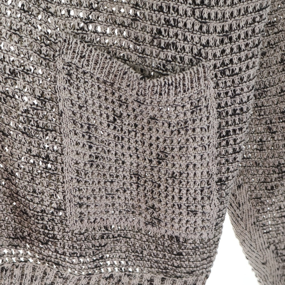YOKE(ヨーク) 24SS MESH KNITTED BUTTONED CARDIGAN メッシュニット