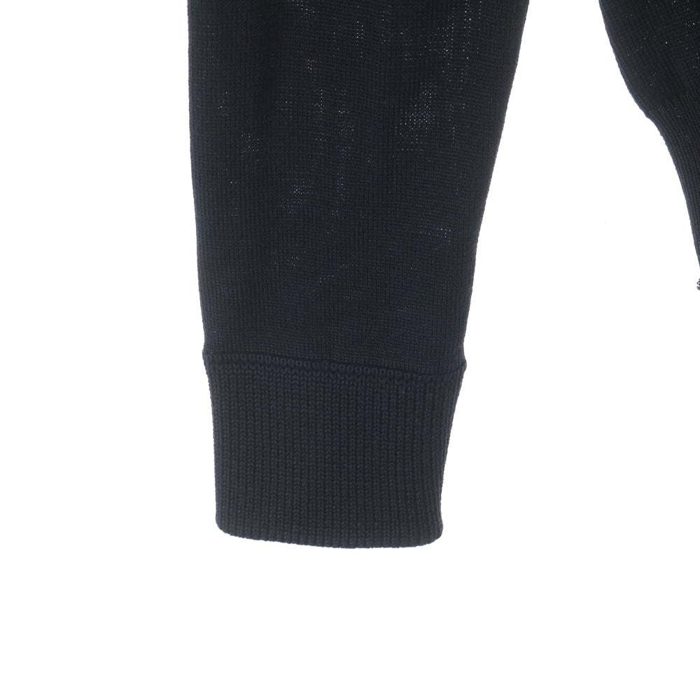 Dior HOMME(ディオールオム) 09AW ハイネックセーター ウールセーター ブラック/レッド 9H3461660078