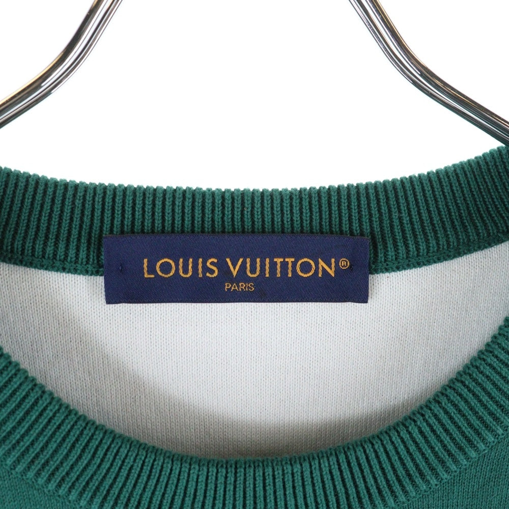 LOUIS VUITTON(ルイヴィトン) 23AW モノグラム グラデーションニット セーター グリーン RM232Q USO HKN44W