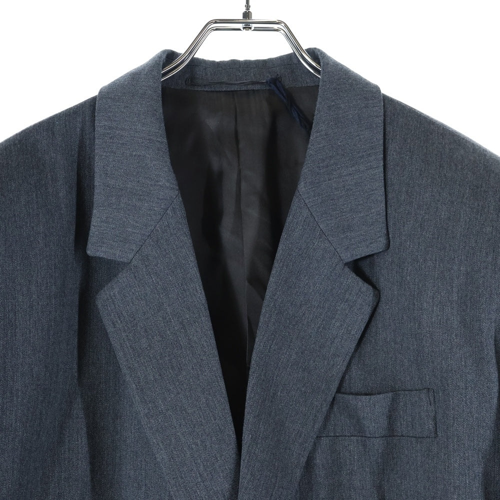 PRADA(プラダ) 2B 比翼ボタン シングルテーラードジャケット グレー UGN205