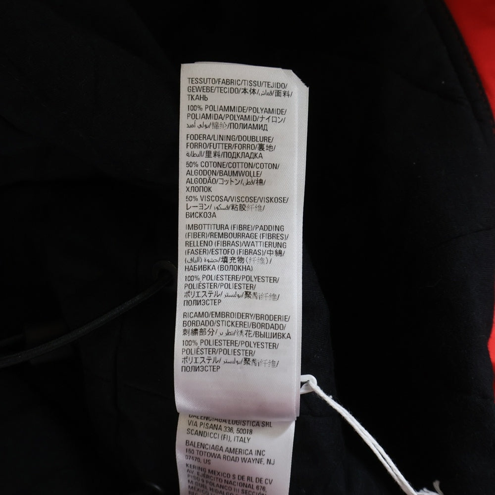 BALENCIAGA(バレンシアガ) ×adidas ×アディダス サイドライン ダウンコート ロングコート レッド 725293