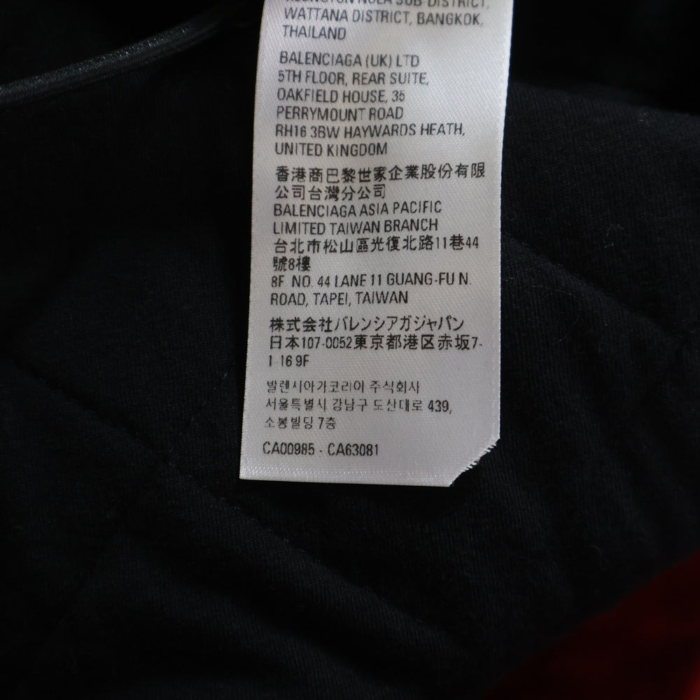BALENCIAGA(バレンシアガ) ×adidas ×アディダス サイドライン ダウンコート ロングコート レッド 725293