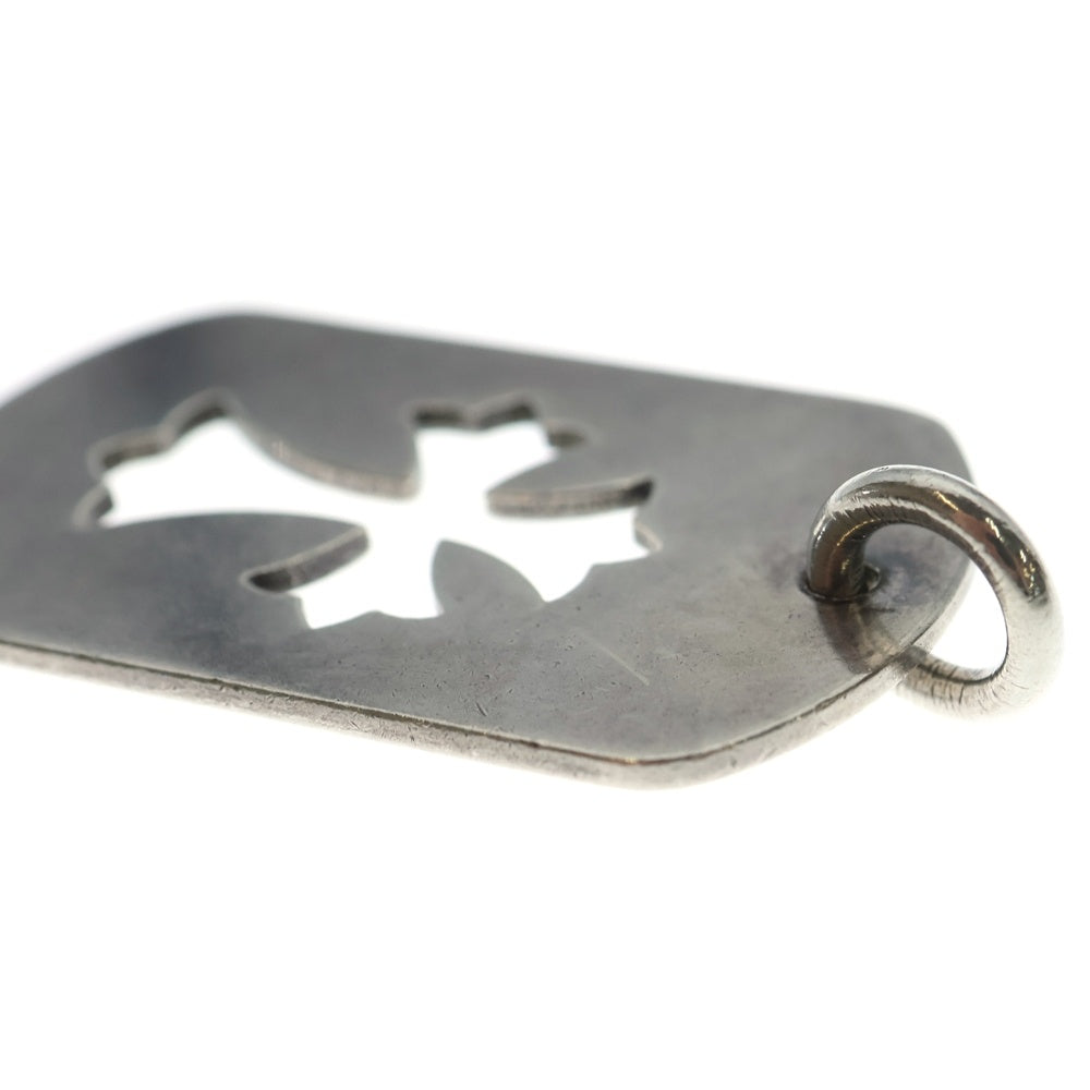 CHROME HEARTS(クロムハーツ) D TAG LRG CO CRS カットアウトクロスドッグタグ ラージ ペンダントトップ シルバー BCA239
