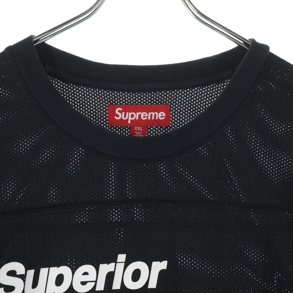 SUPREME(シュプリーム) 25SS Arabic Mesh L/S Top アラビックロゴ