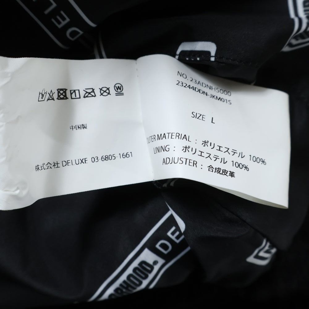 NEIGHBORHOOD(ネイバーフッド) 23AW × DELUXE BOA JKT デラックス ボアジャケット ライダースジャケット ブラック