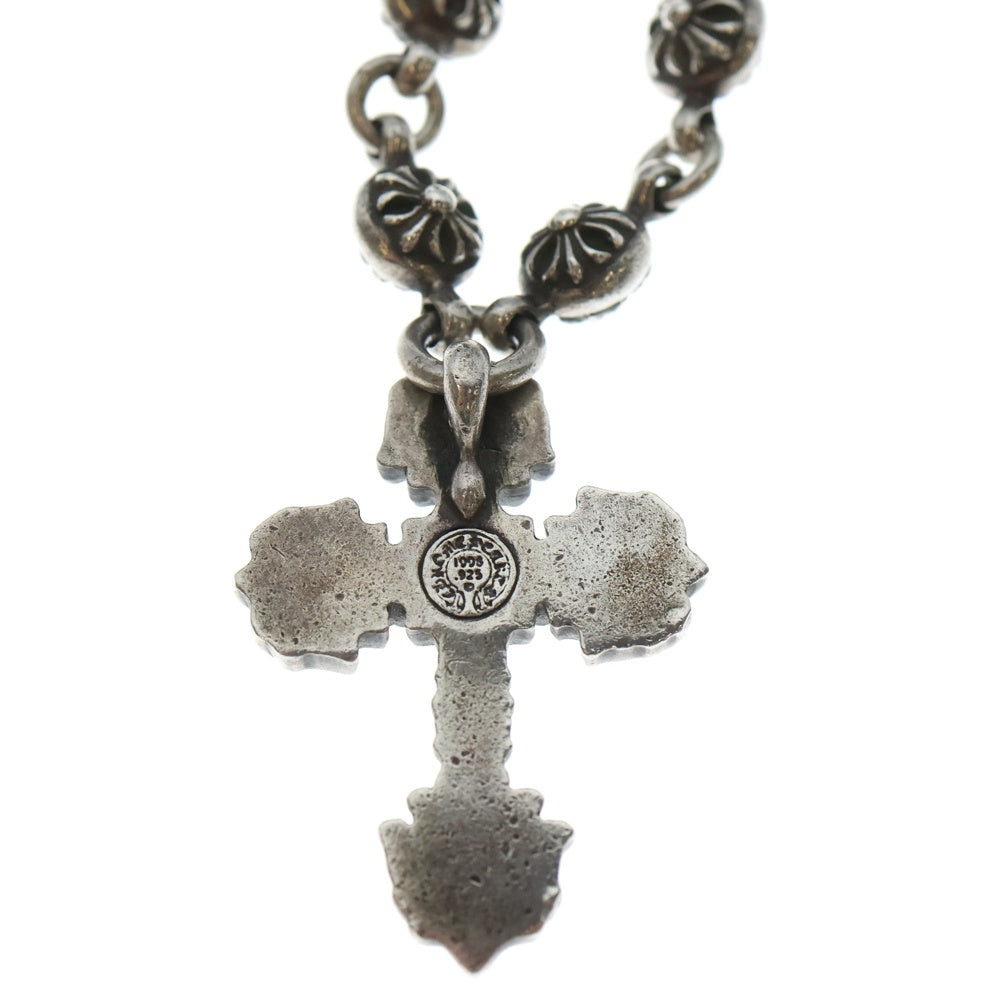 CHROME HEARTS(クロムハーツ) #1 CRSBL CHN FILIG CRS クロスボールチェーン フィリグリークロスXS ネックレス 20.0inch シルバー BCA191