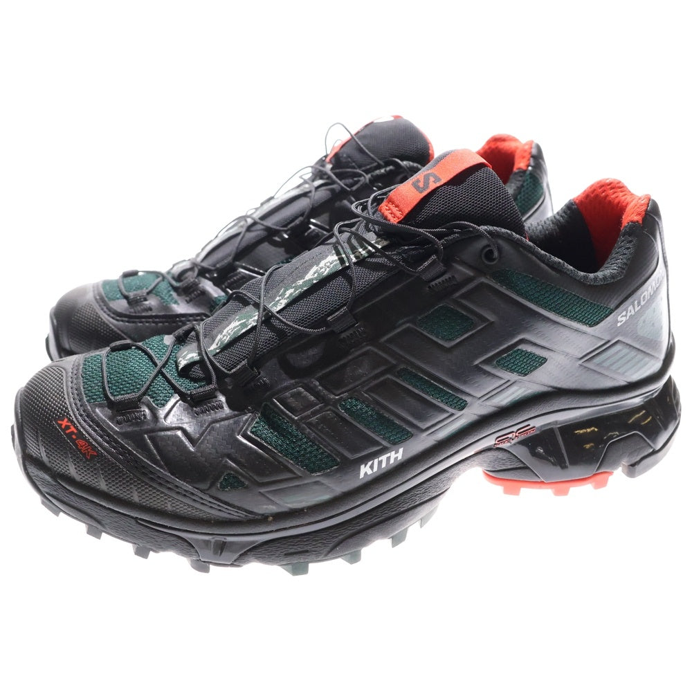 SALOMON(サロモン) ×KITH ローカットスニーカーブラック/グリーン US9/27cm 477723