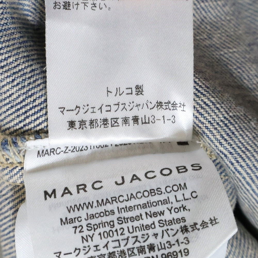 MARC JACOBS(マークジェイコブス) クリスタル装飾 デニムジャケット インディゴ 2S4RJC005D08