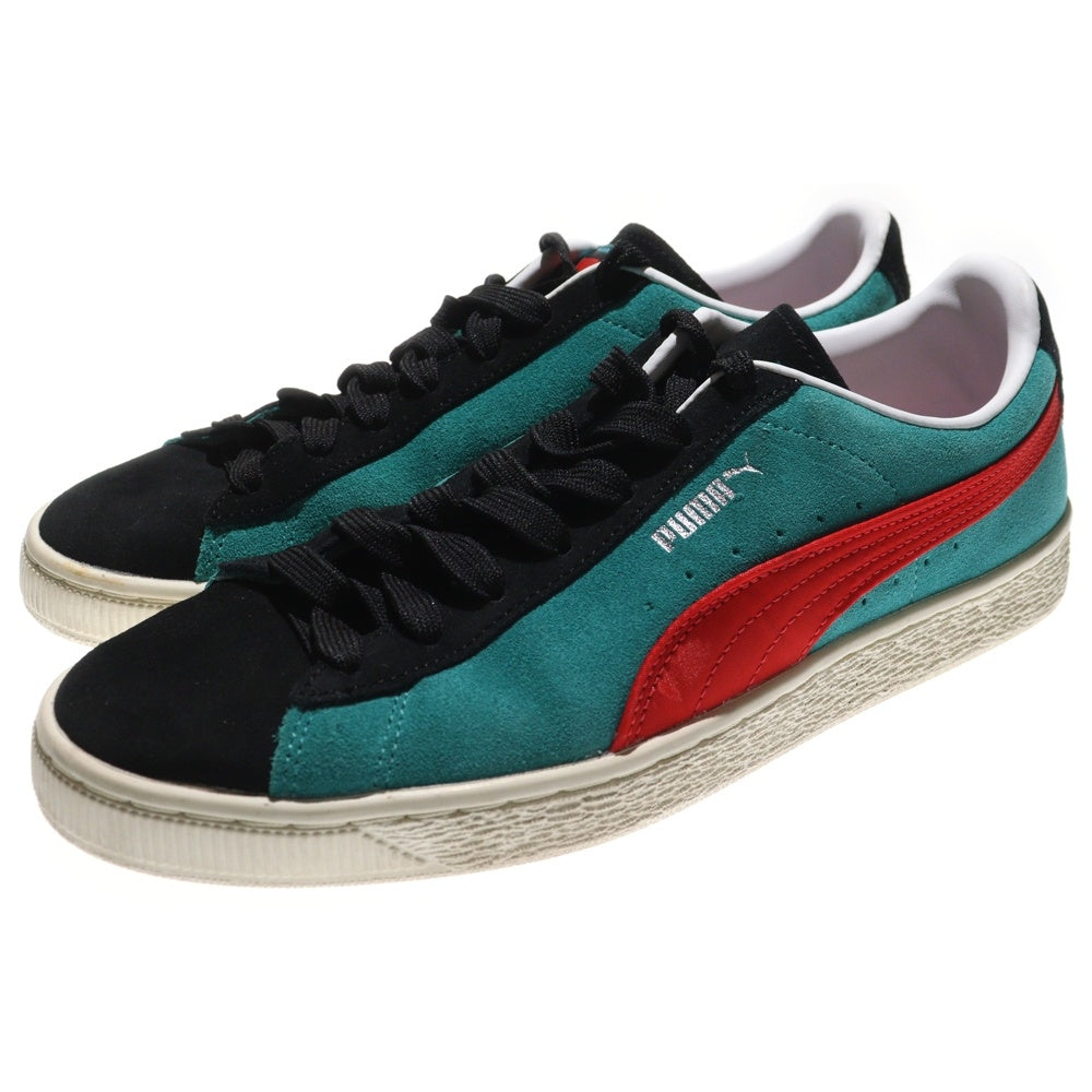 PUMA(プーマ) ×Kamen Rider ×atmos Suede VTG Green Lagoon シン仮面ライダー アトモス スウェード ヴィンテージ グリーンラグーン ローカットスニーカー マルチ 394967-01