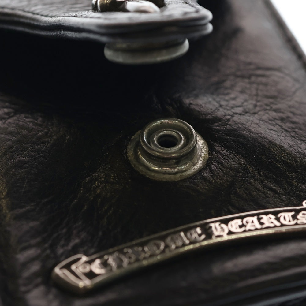 CHROME HEARTS(クロムハーツ) DAGGER CIGARETTE CASE CHクロス シガレットケース 煙草入れ ブラック/シルバー