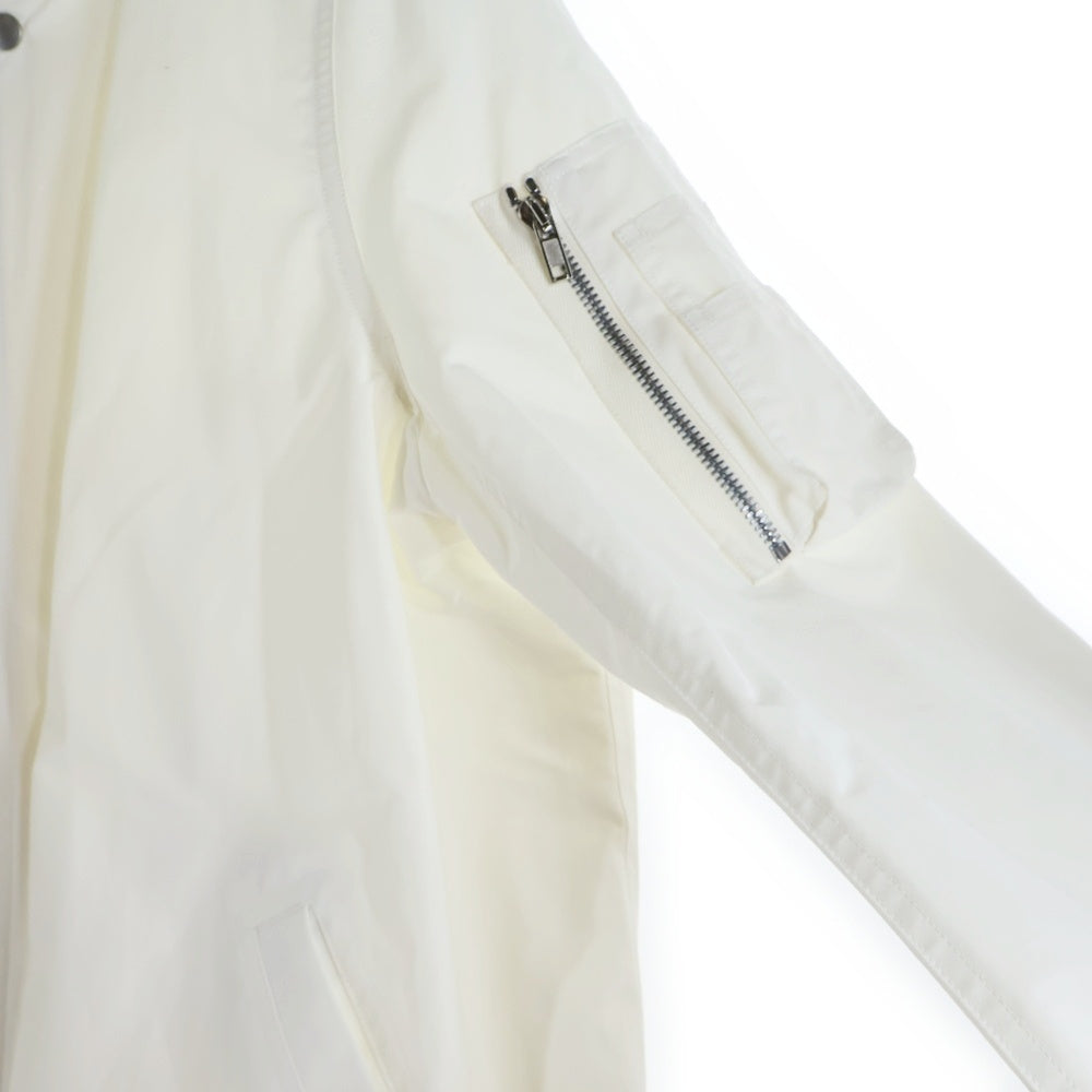 Rick Owens(リックオウエンス) 18ss Long Flight Bomber Jacket ロングフライト ボンバージャケット ホワイト DS18S3721-FM