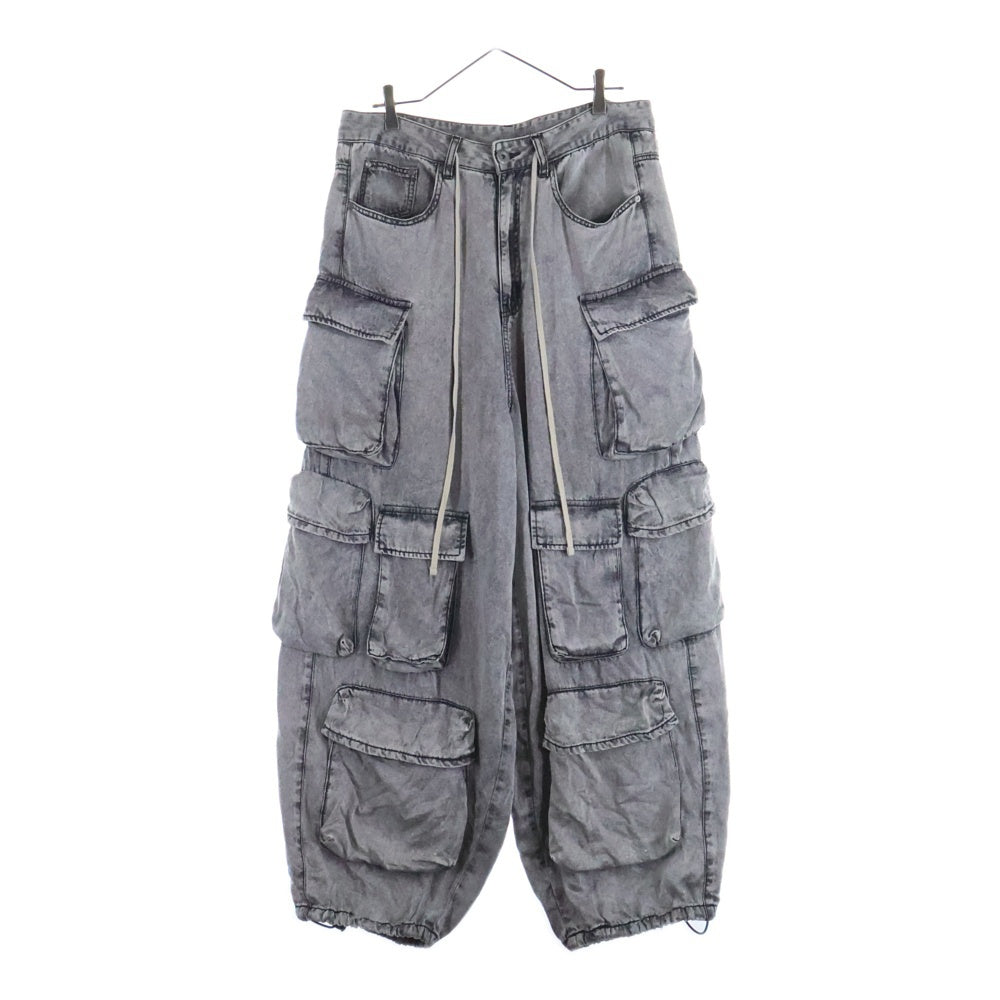 Danke Schon(ダンケシェーン) ドローコード カーゴパンツ ジョガーパンツ グレー 25S-PTL024-DS