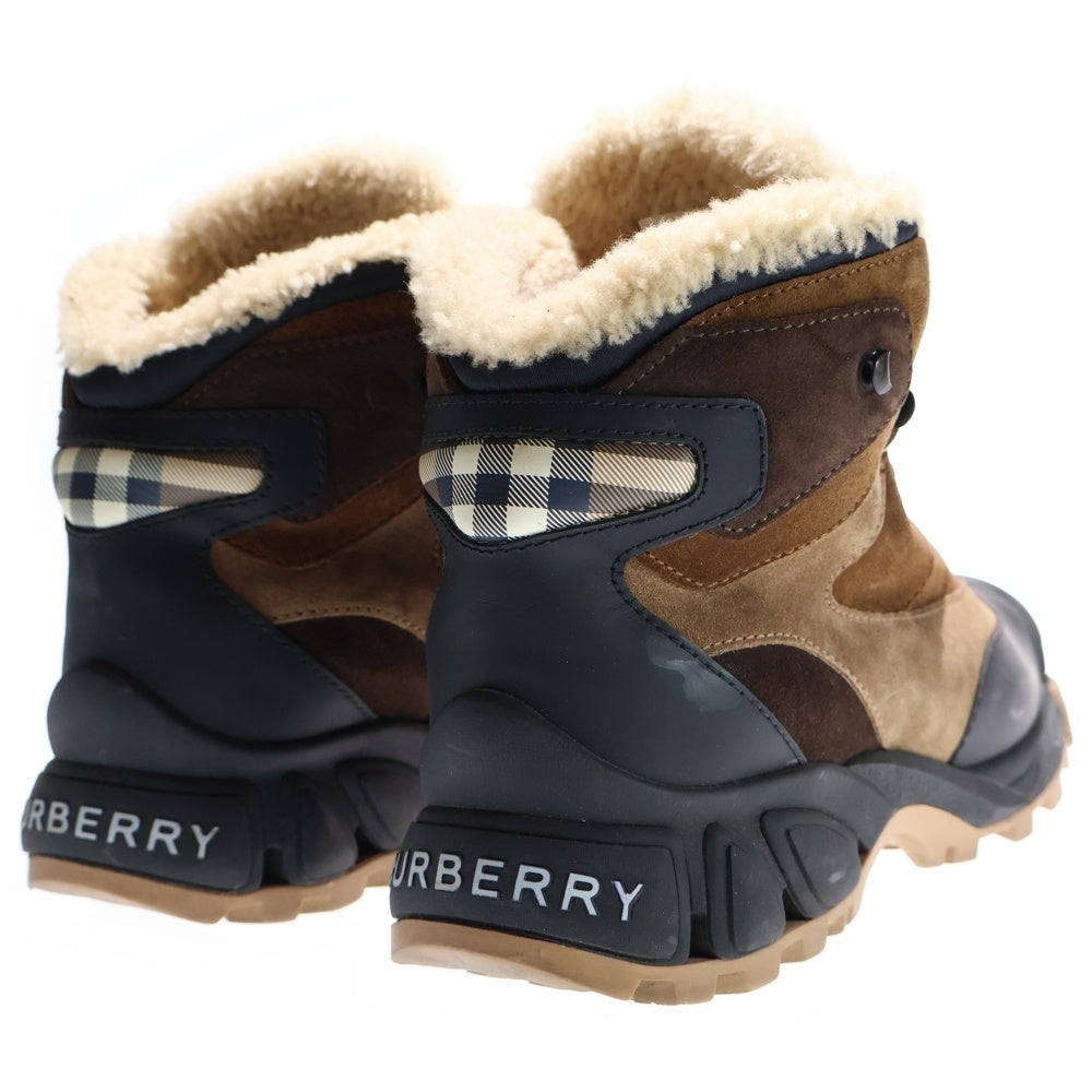 BURBERRY(バーバリー) スエード トレッキングブーツ ハイカットシューズ ブラウン