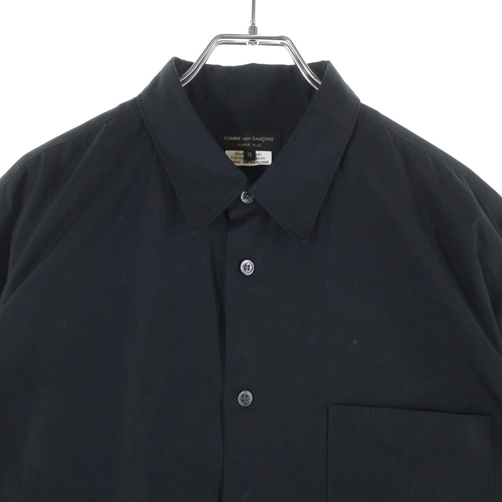 COMME des GARCONS HOMME PLUS(コムデギャルソンオムプリュス) コットン 長袖シャツ ブラック PL-B008
