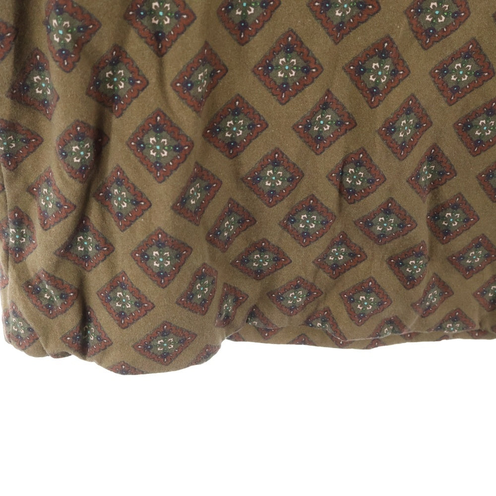 DRIES VAN NOTEN(ドリスヴァンノッテン) 総柄デザイン 半袖Tシャツ カットソー ブラウン