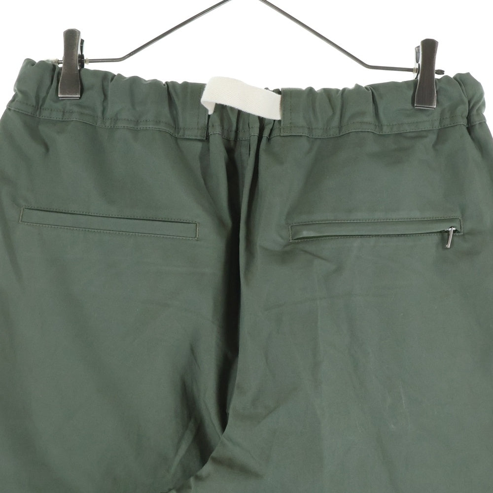 JIL SANDER(ジルサンダー) ベルト付き コットンパンツ ジョガーパンツ カーキ JPUT310805