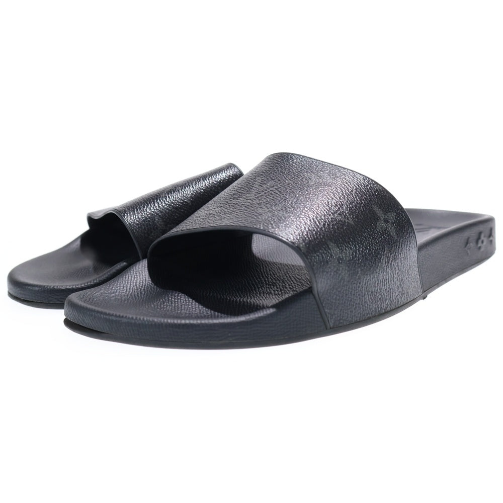 LOUIS VUITTON ミュールサンダル ブラック LOUIS VUITTON(ルイヴィトン) モノグラム ウォーターフロント ライン