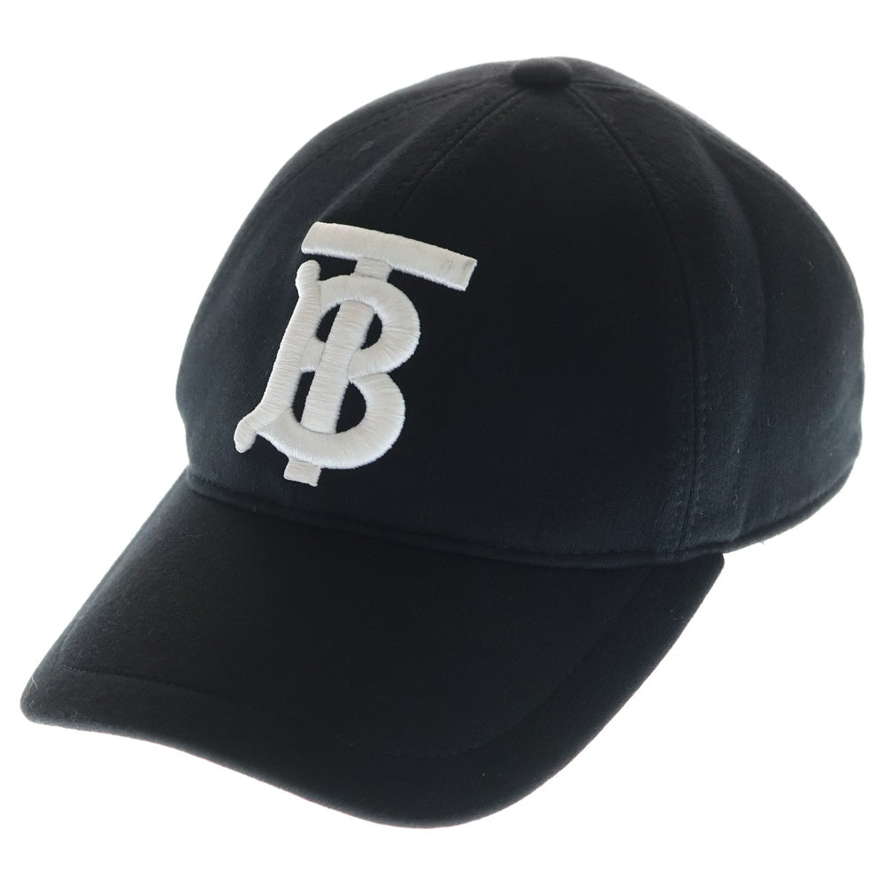 BURBERRY(バーバリー) TBロゴ ベースボールキャップ 帽子 ブラック 8010946