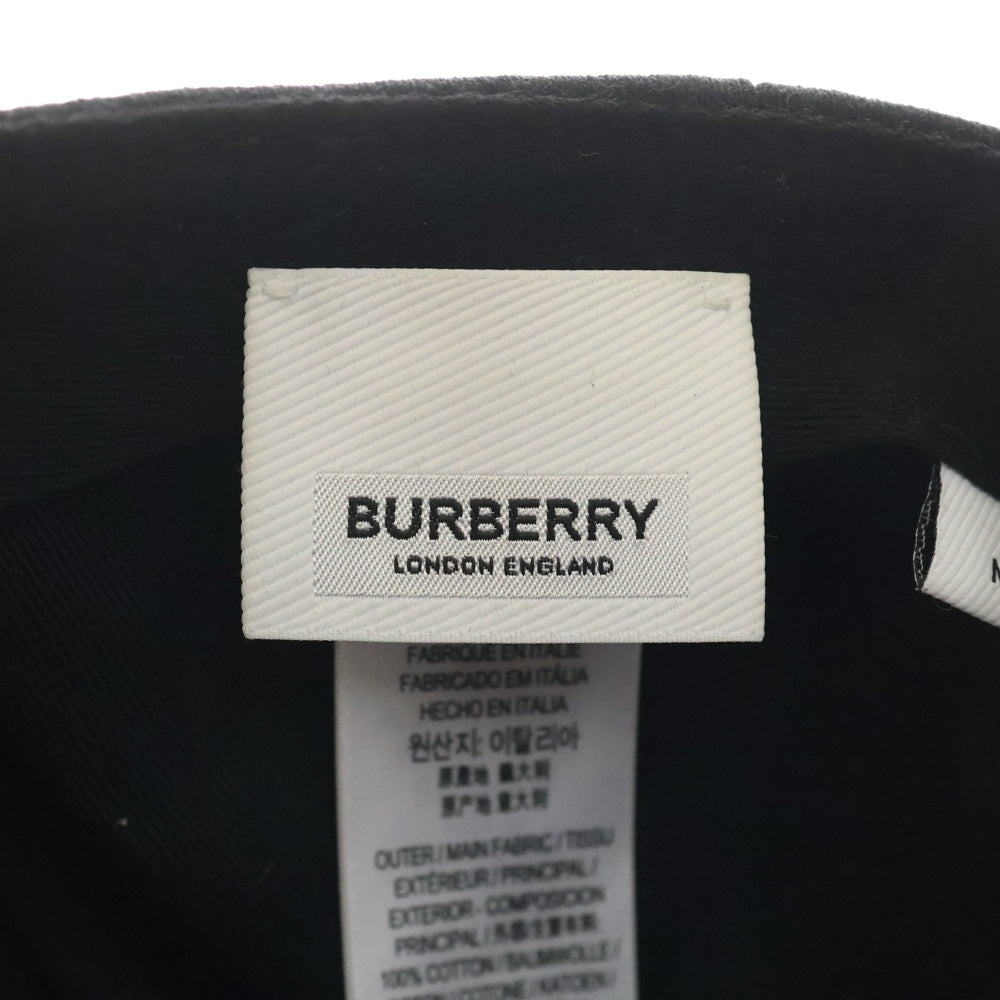 BURBERRY(バーバリー) TBロゴ ベースボールキャップ 帽子 ブラック 8010946