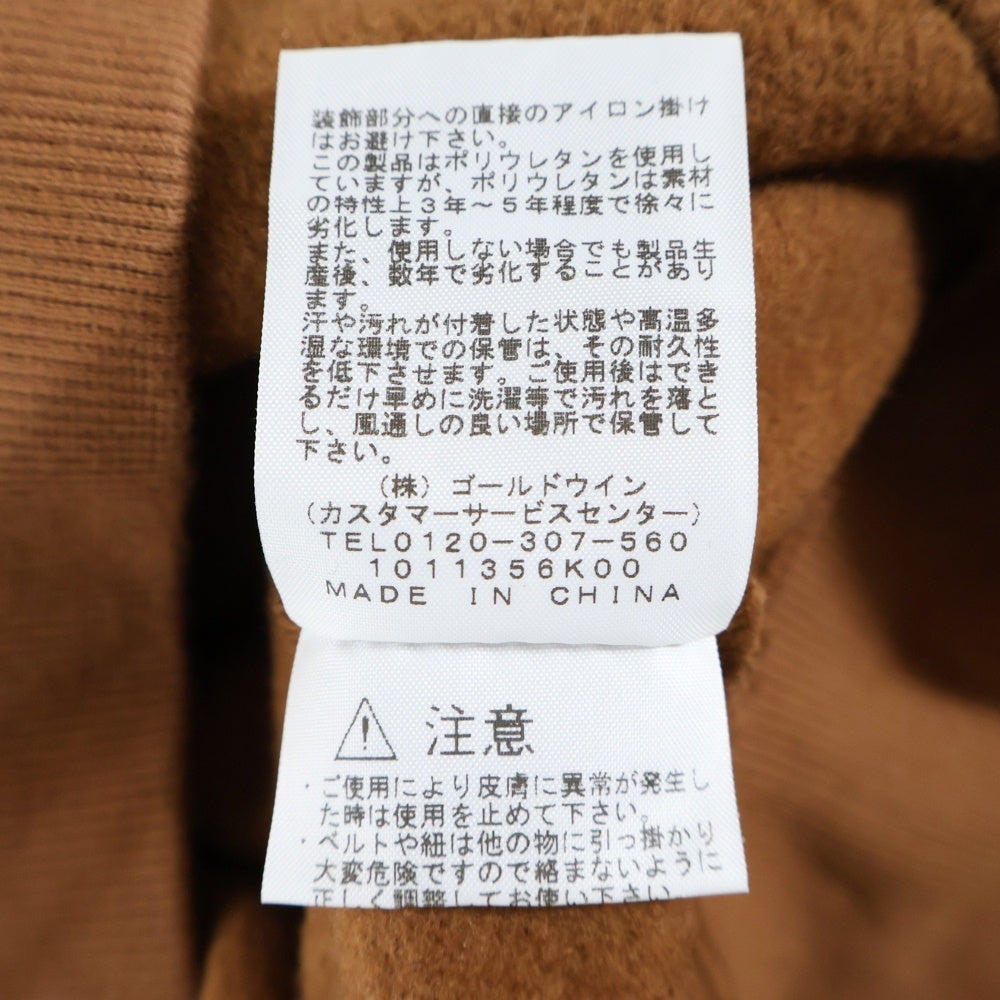 THE NORTH FACE(ザノースフェイス) REARVIEW FULL ZIP HOODIE リアビューフルジップフーディ ブラウン NT62130