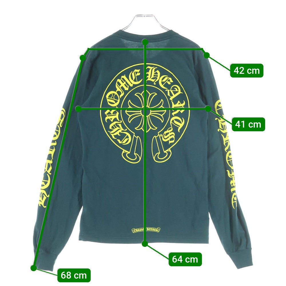 CHROME HEARTS(クロムハーツ) Back Scroll Logo LS Tee/バック ホース