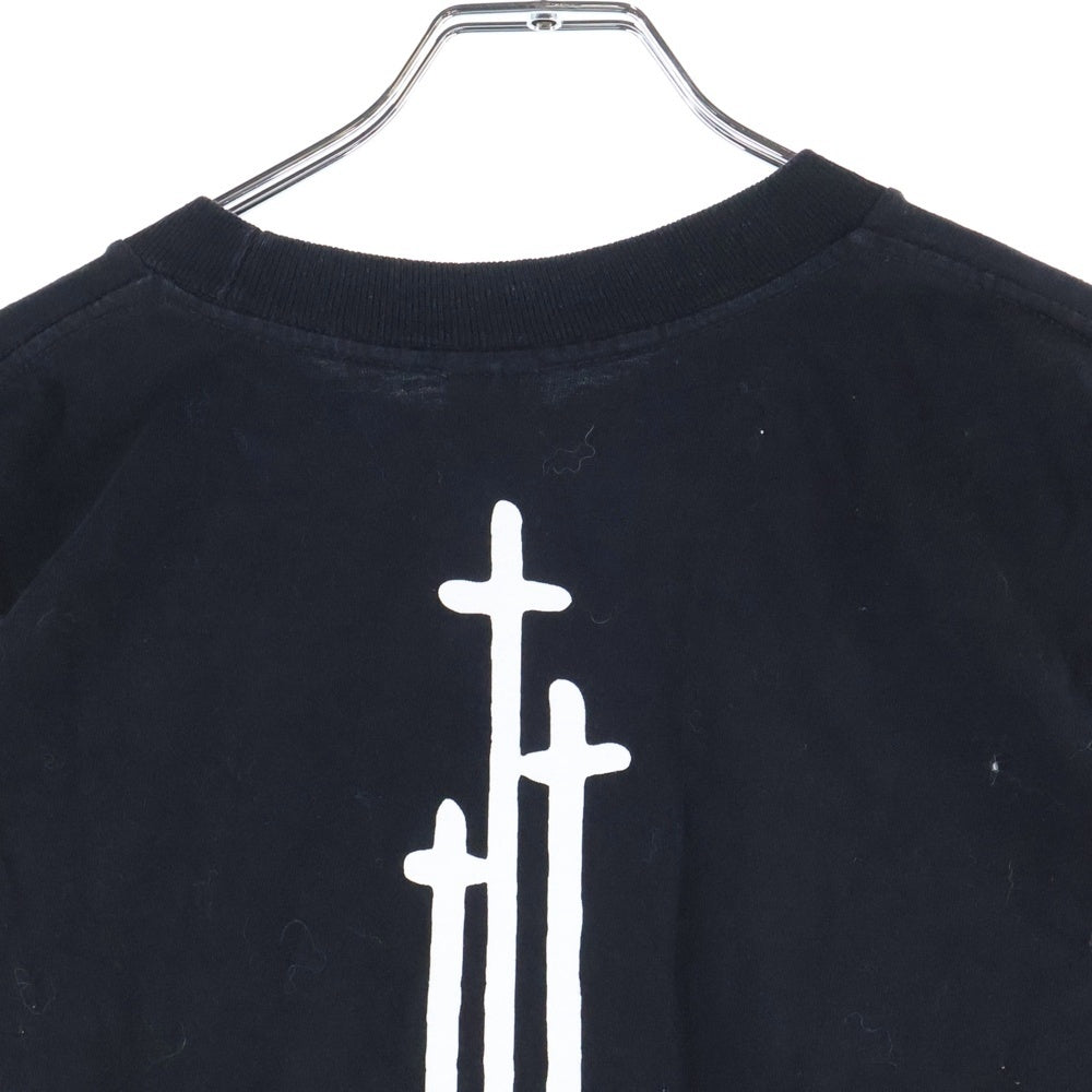 クロムハーツ 長袖　Tシャツ Chrome Hearts カラフルプリント ブラック長袖Tシャツ