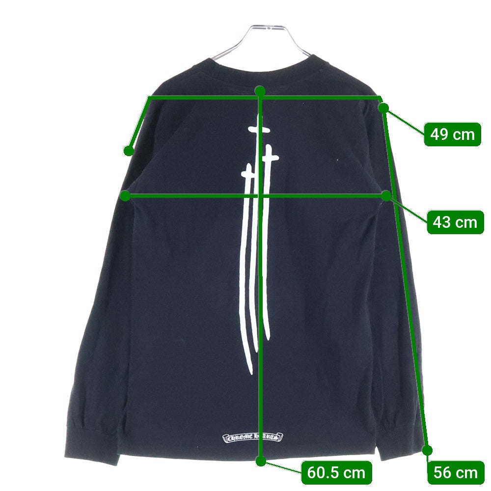 CHROME HEARTS(クロムハーツ) 3RSクロス長袖カットソー クルーネック